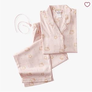 Pottery Barn teen Hello Kitty® Metallic Star Loose Fit Pajama Set